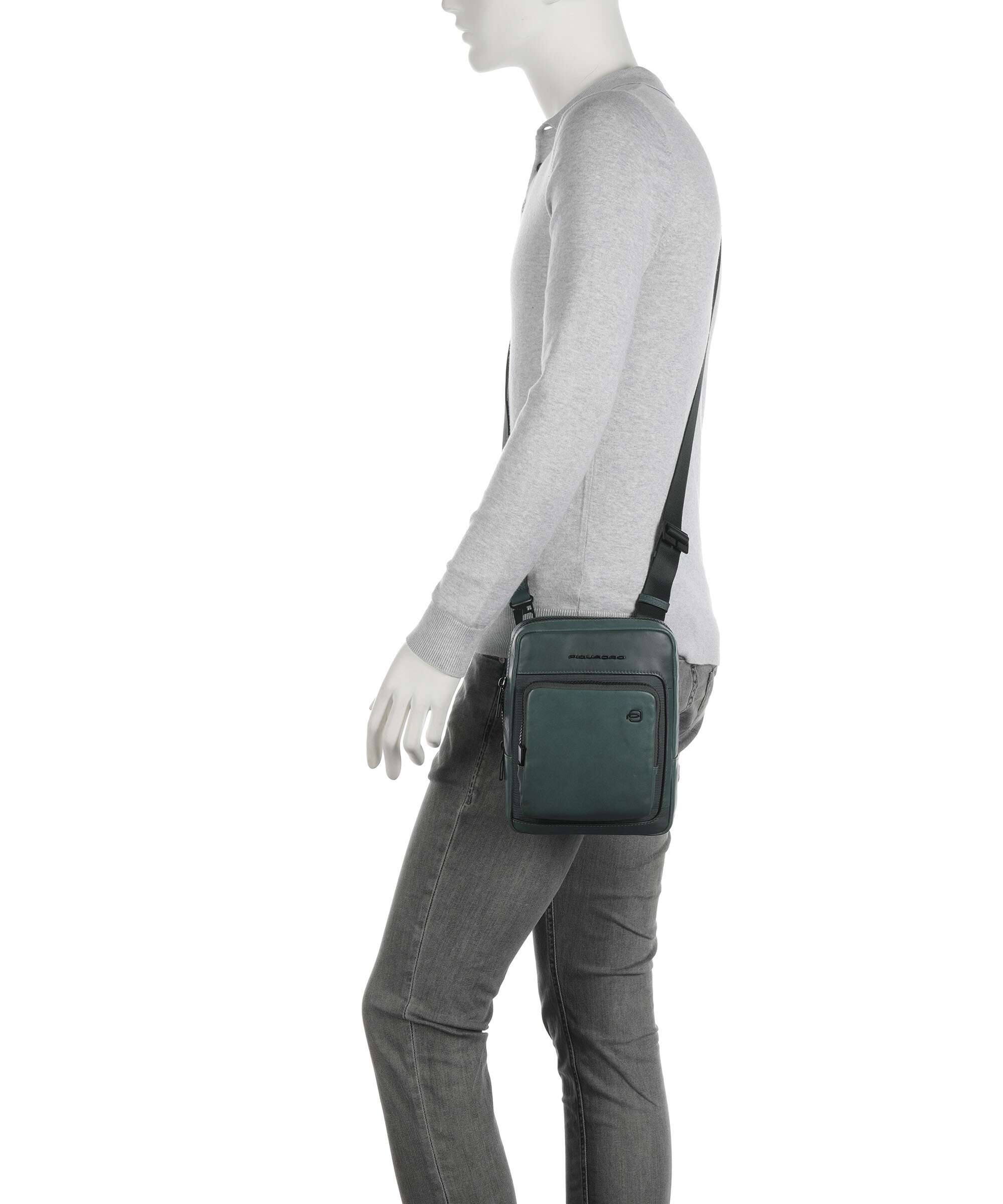 Piquadro Liko Crossbody bag mirto