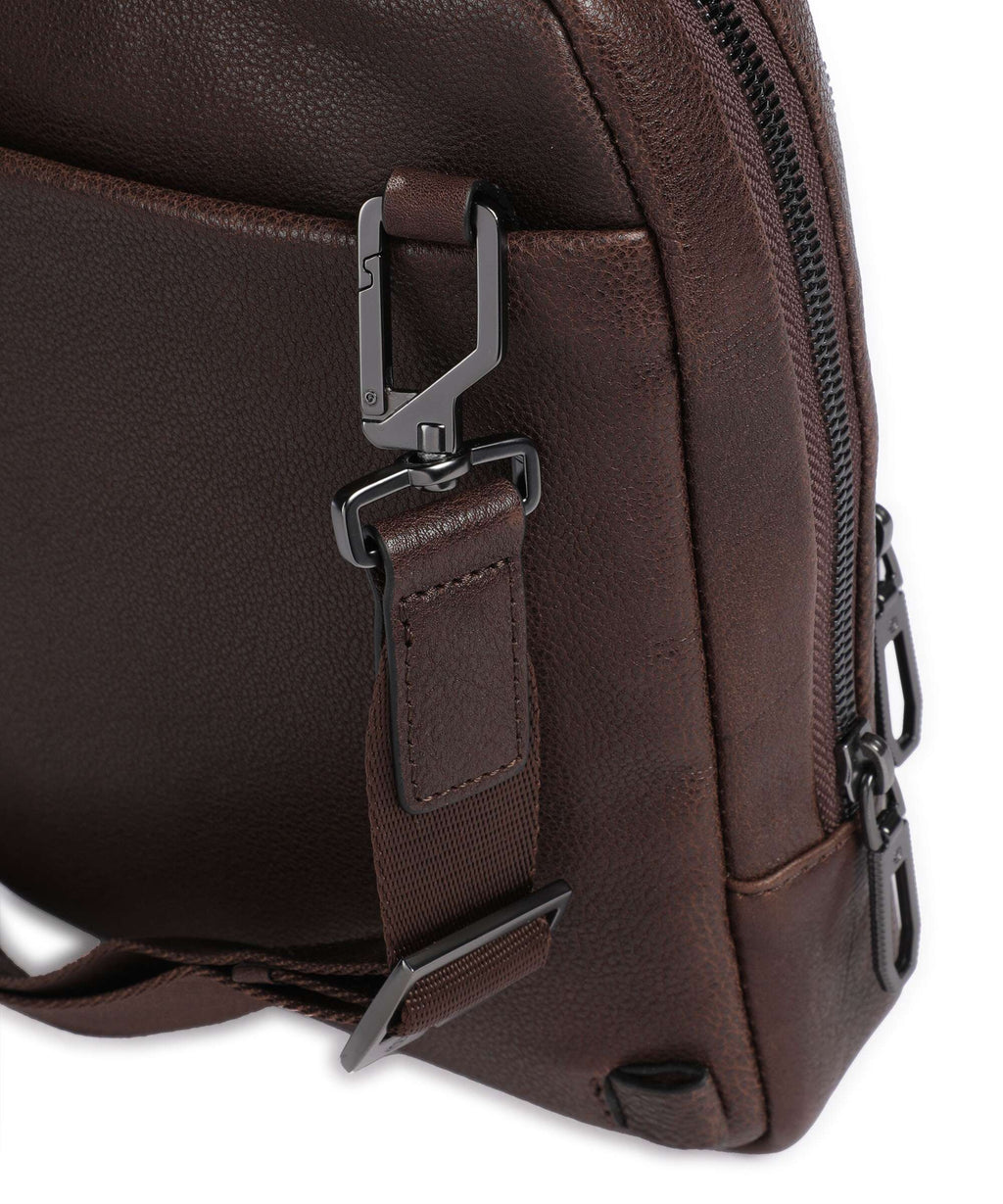 Piquadro Wollem Crossbody bag testa moro