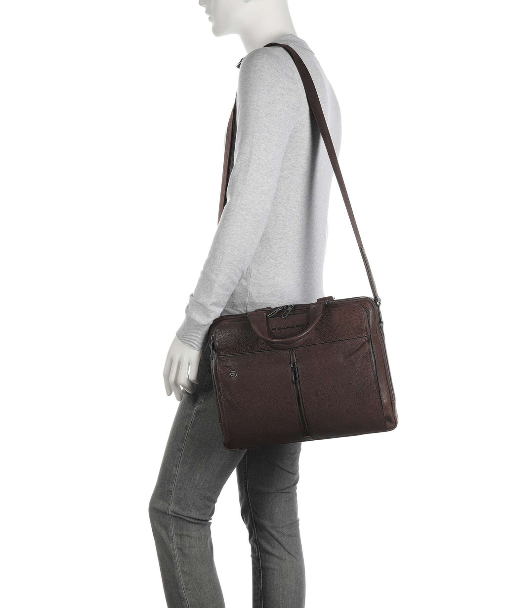 Piquadro Wollem Laptop bag testa moro