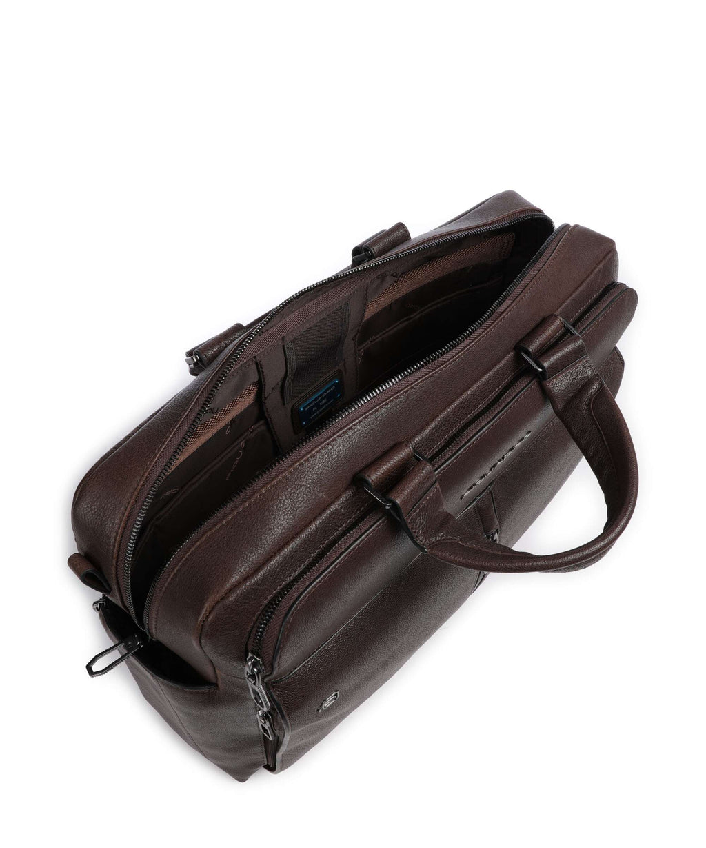 Piquadro Wollem Laptop bag testa moro