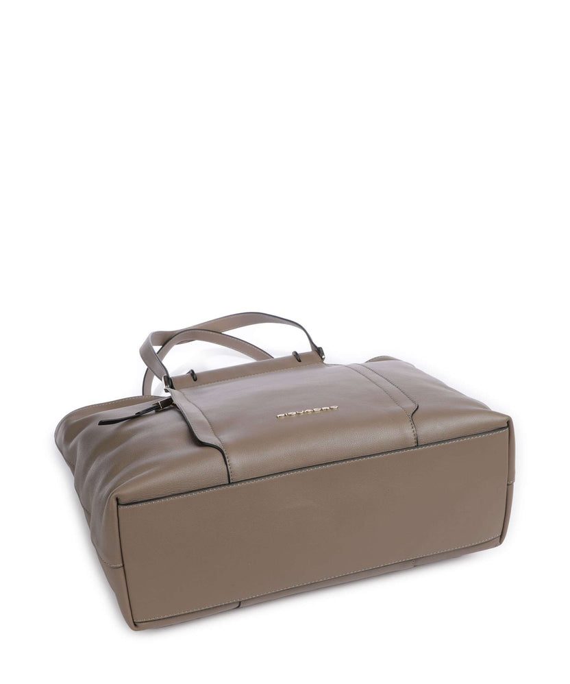 Piquadro Circle Tote bag tortora