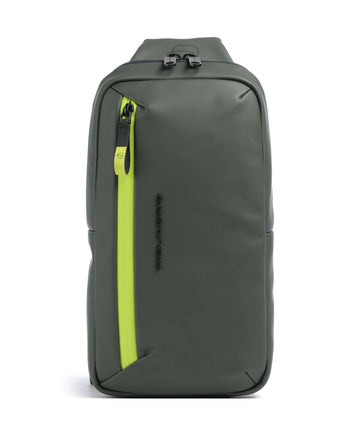 Piquadro C2OW Plecak na jedno ramię verde