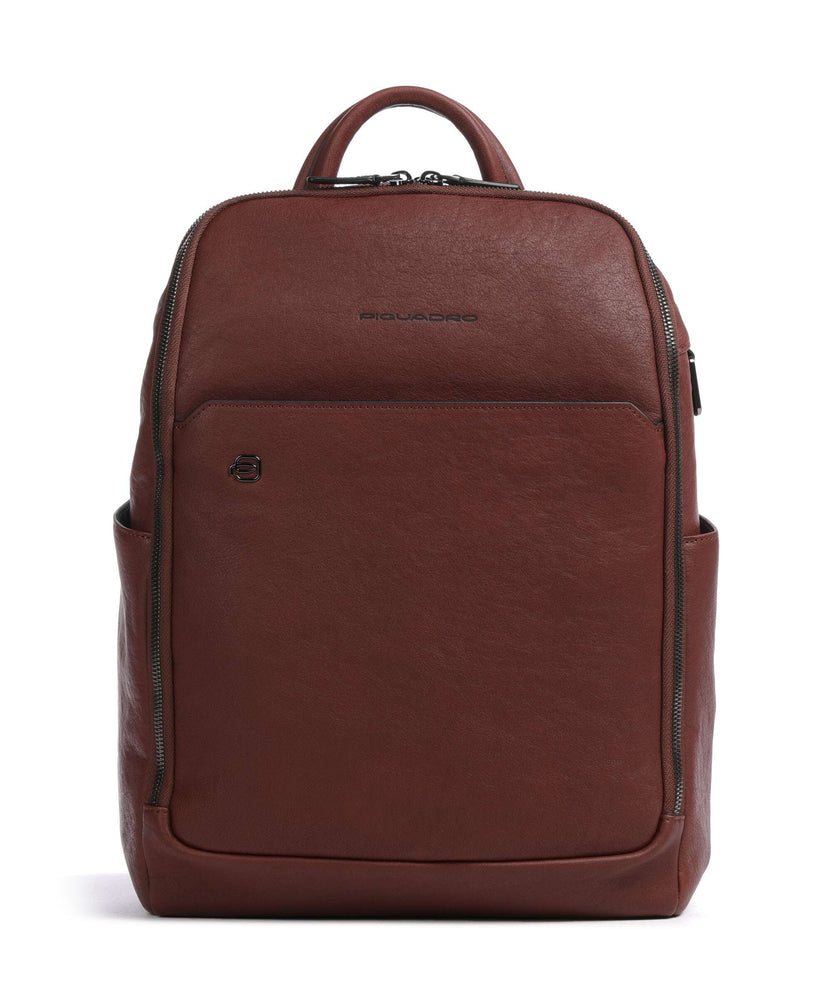 Piquadro Black Square Backpack tabacco