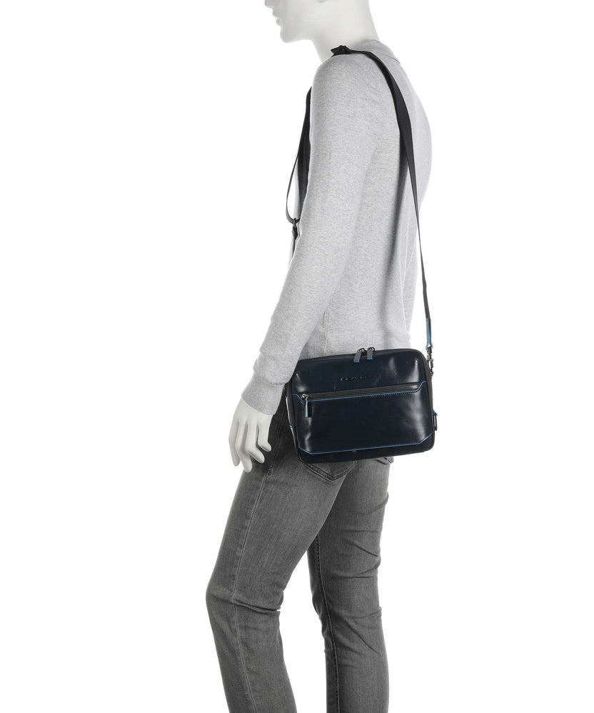Piquadro Blue Square Crossbody bag blu notte