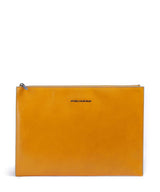 Piquadro Etui na tablet giallo zafferano
