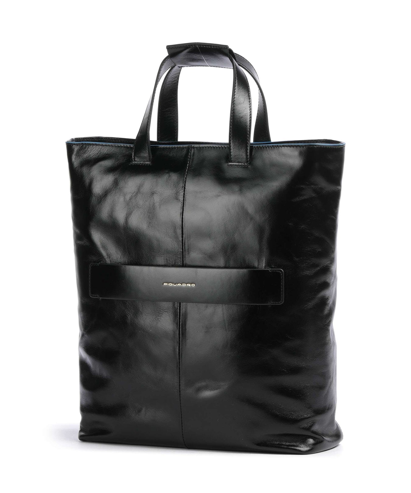 Piquadro Blue Square Hobo bag black