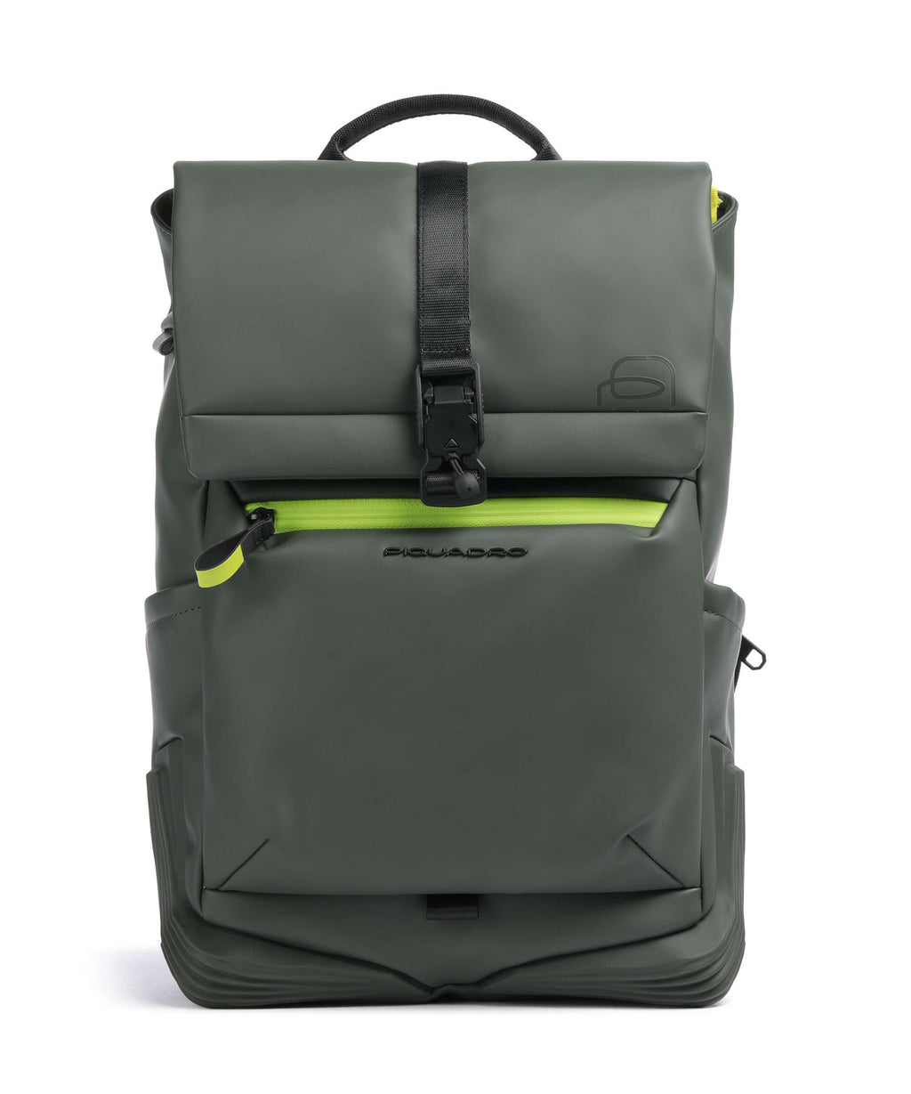 Piquadro Corner Special Backpack green