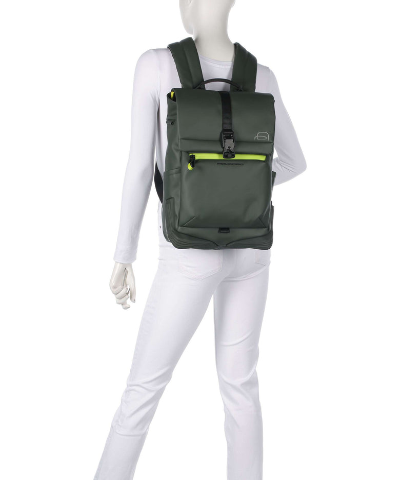 Piquadro Corner Special Backpack green