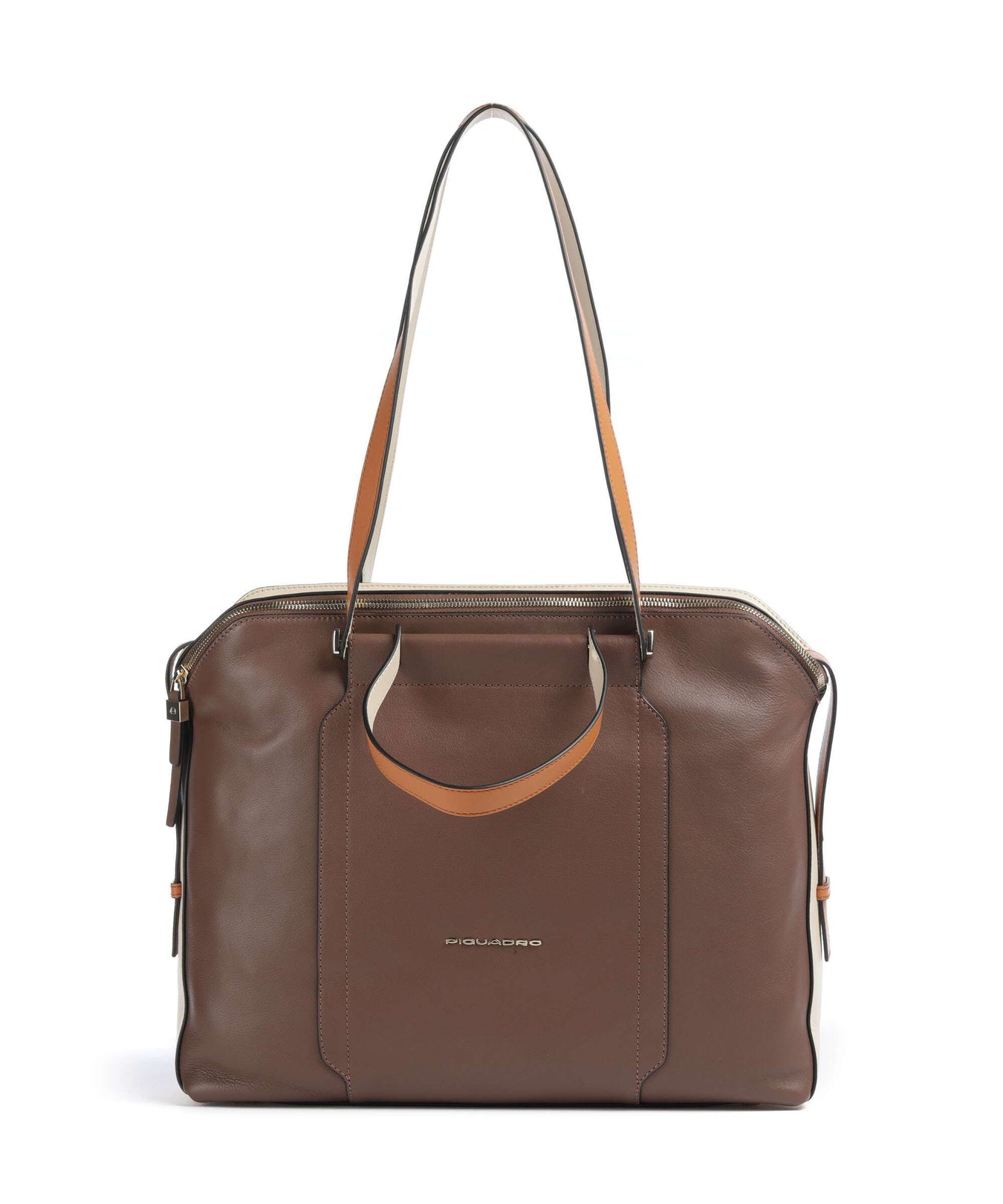 Piquadro Circle Briefcase marrone/beige