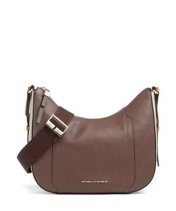 Piquadro W92 Torba przez ramię marrone/beige