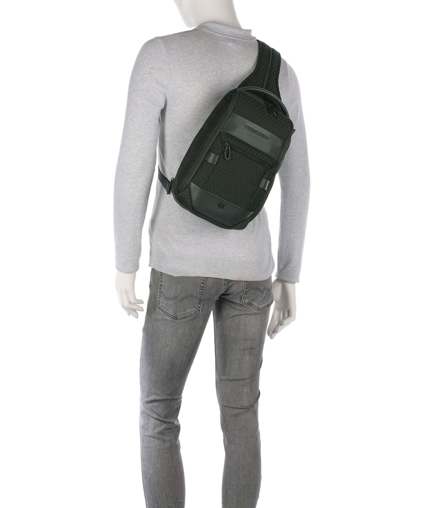 Piquadro W139 Sling bag verde