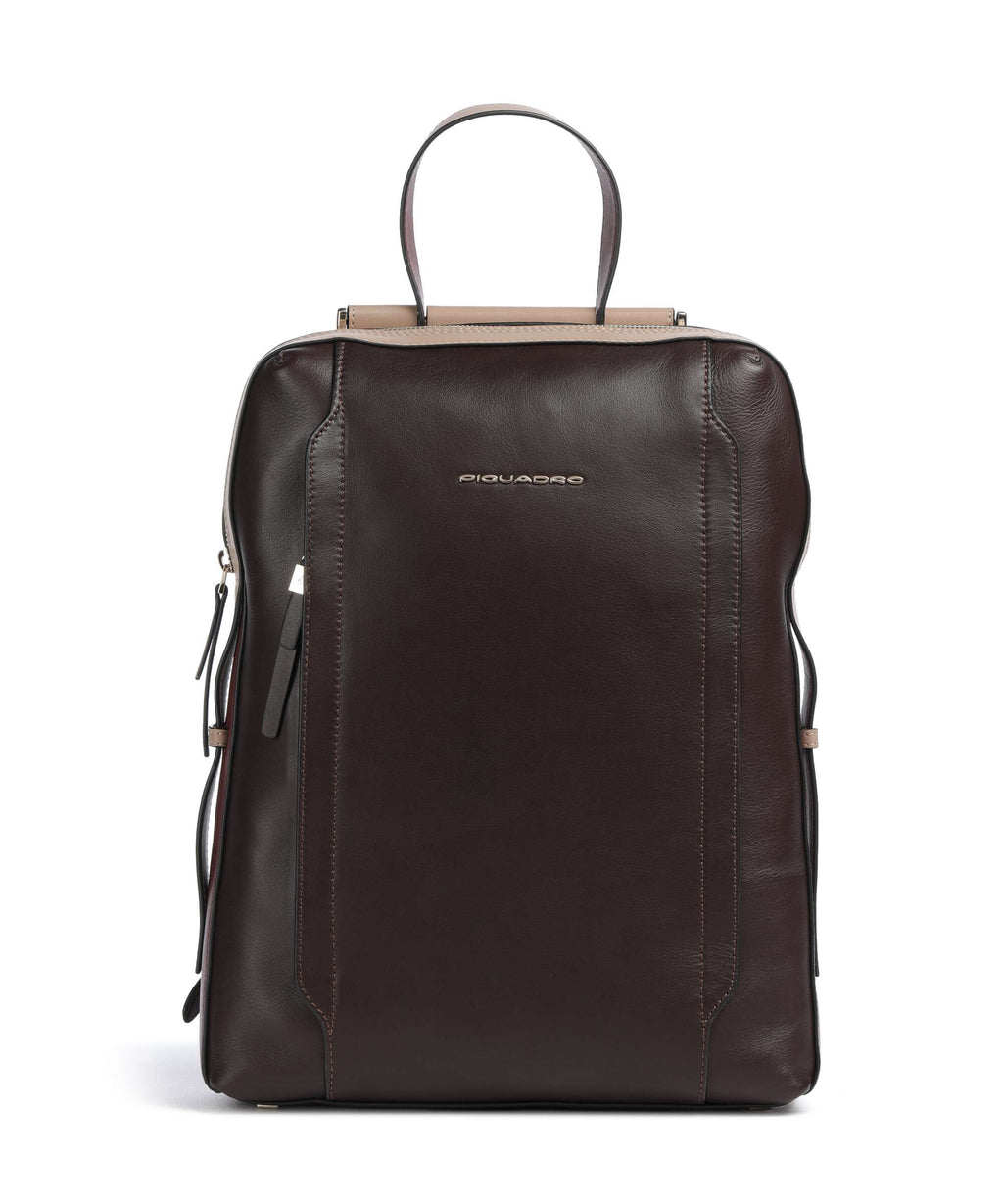 Piquadro Circle Laptop backpack bordeaux/pink