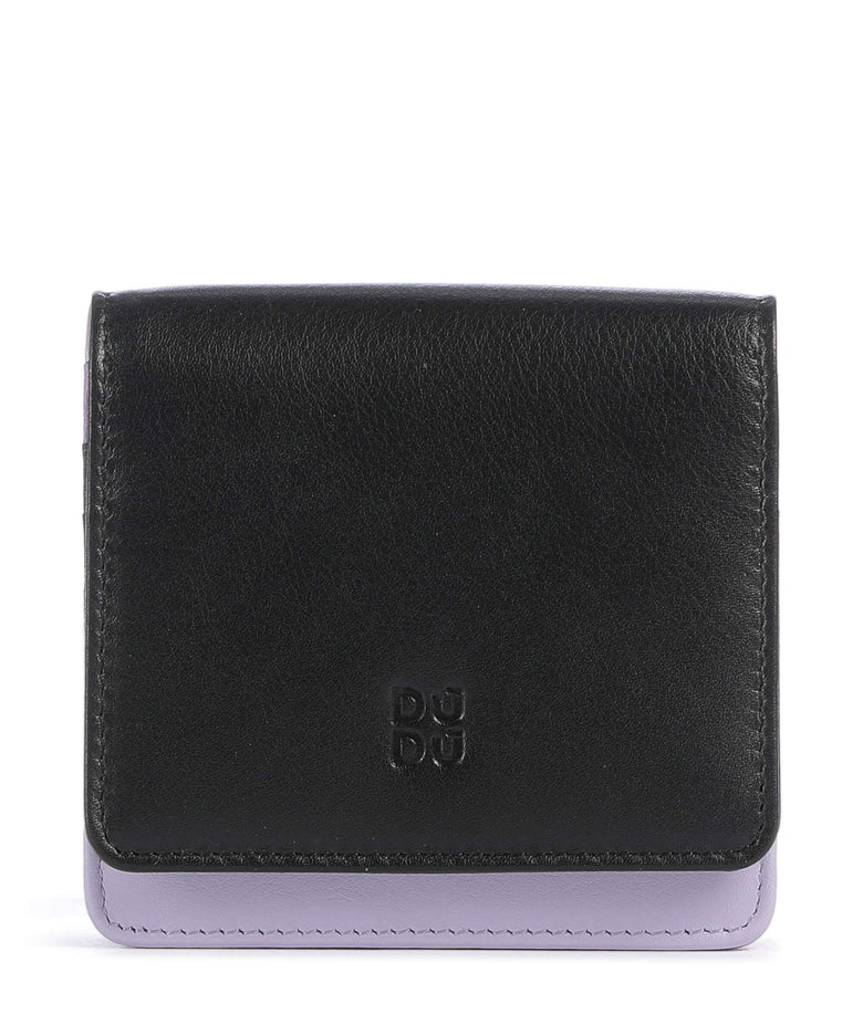 DuDu Bags Flores Wallet black lavender