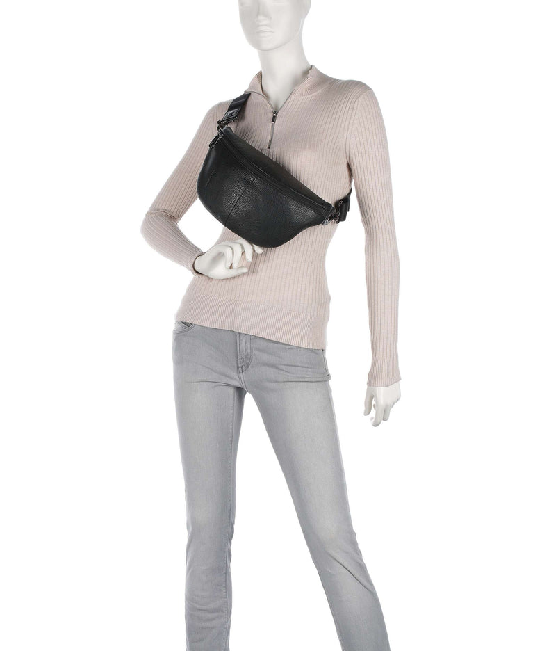 Mandarina Duck Mellow Leather Fanny pack nero