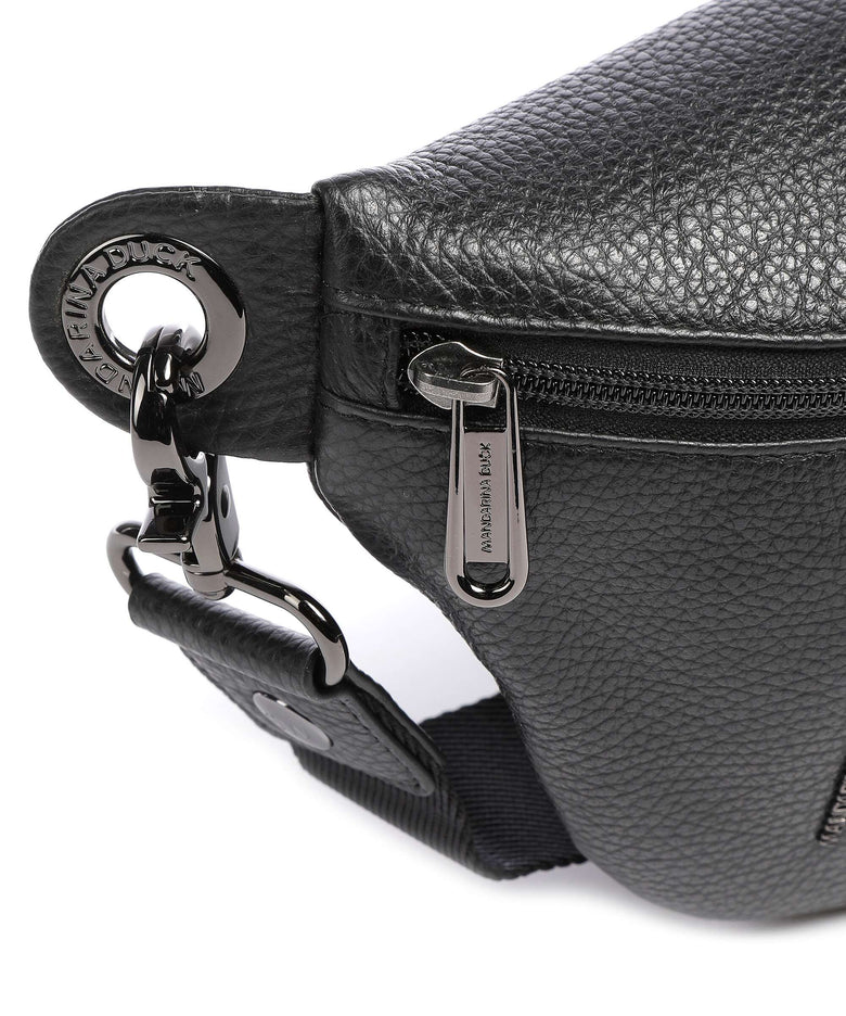 Mandarina Duck Mellow Leather Belt bag nero