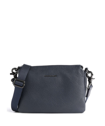 Mandarina Duck Mellow Leather Torba przez ramię dress blue