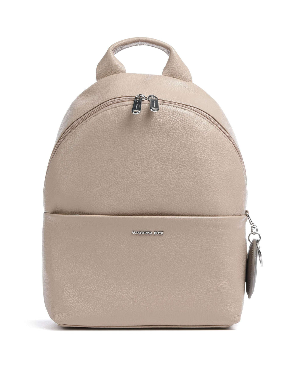 Mandarina Duck Mellow Leather Backpack warm taupe
