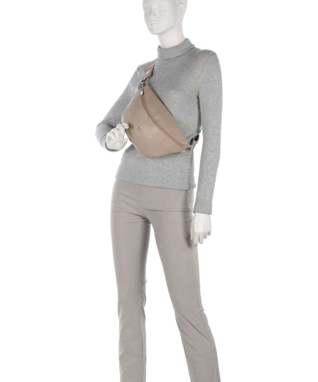 Mandarina Duck Mellow Leather Belt bag warm taupe