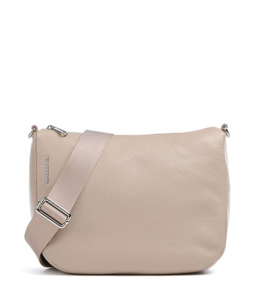 Mandarina Duck Mellow Leather Torba przez ramię warm taupe