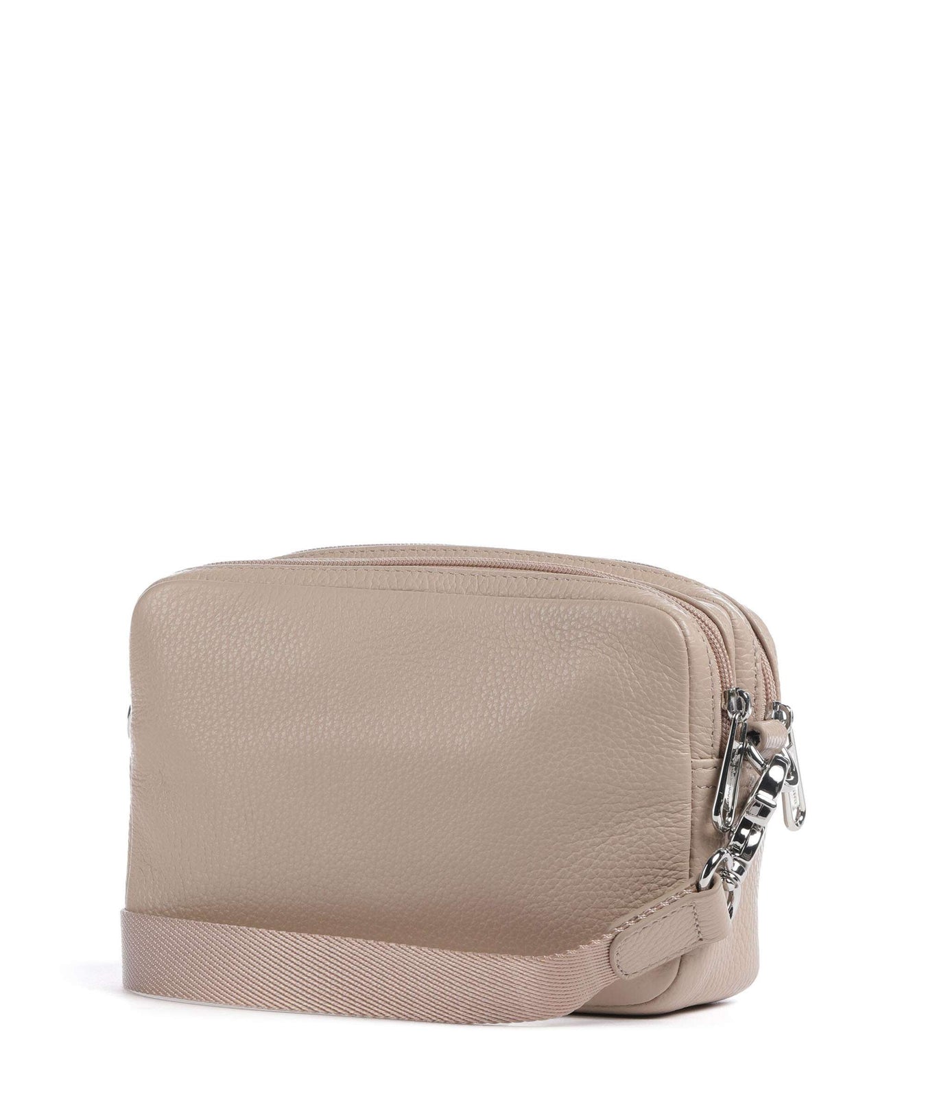 Mandarina Duck Mellow Leather Crossbody bag warm taupe