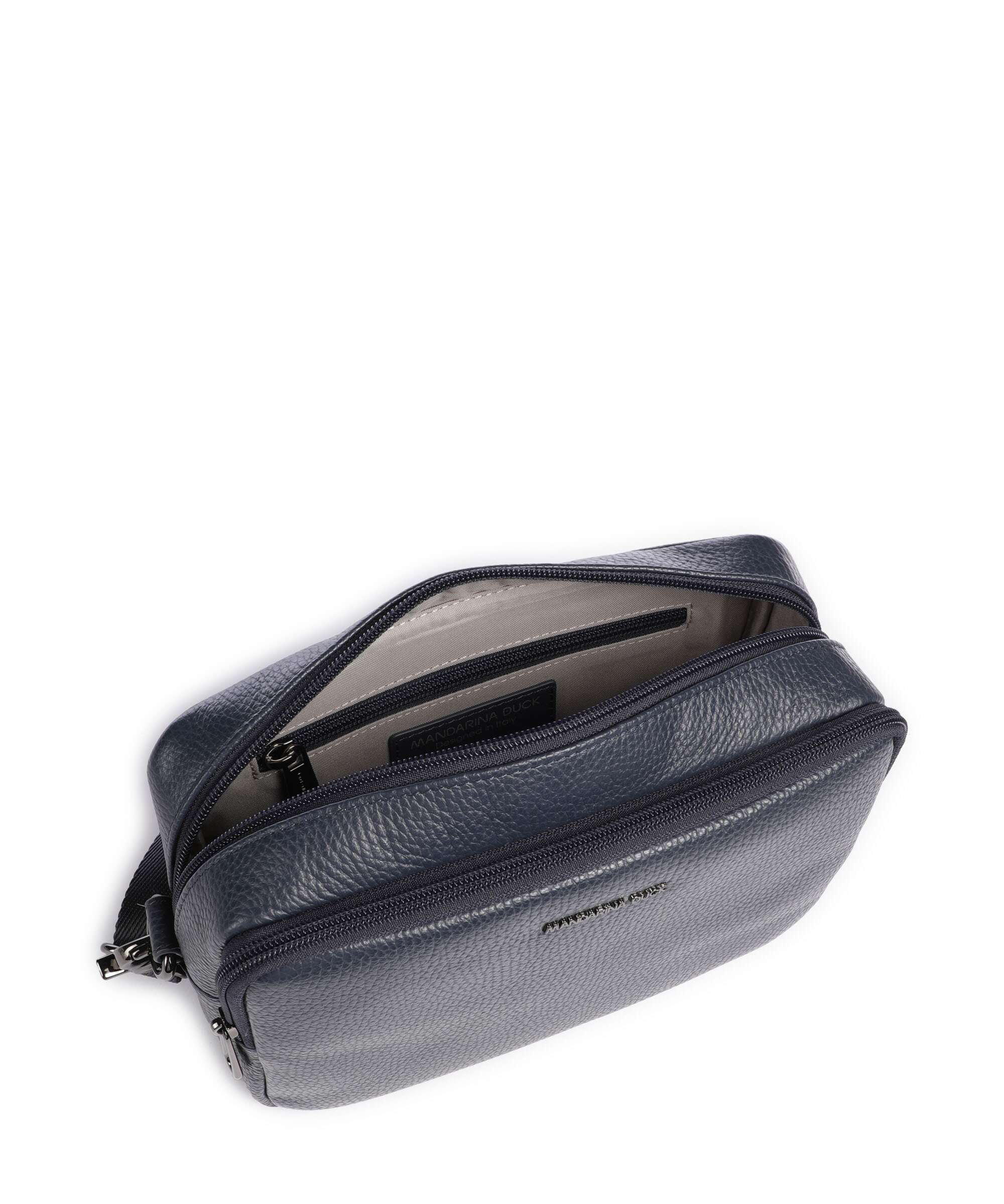 Mandarina Duck Mellow Leather Crossbody bag dress blue