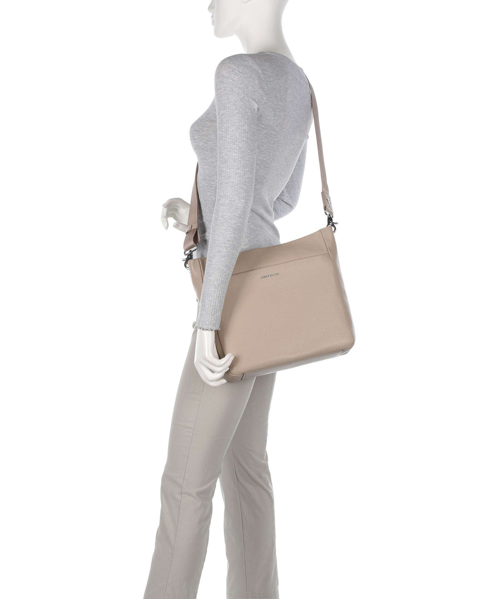 Mandarina Duck Mellow Leather Shoulder bag warm taupe