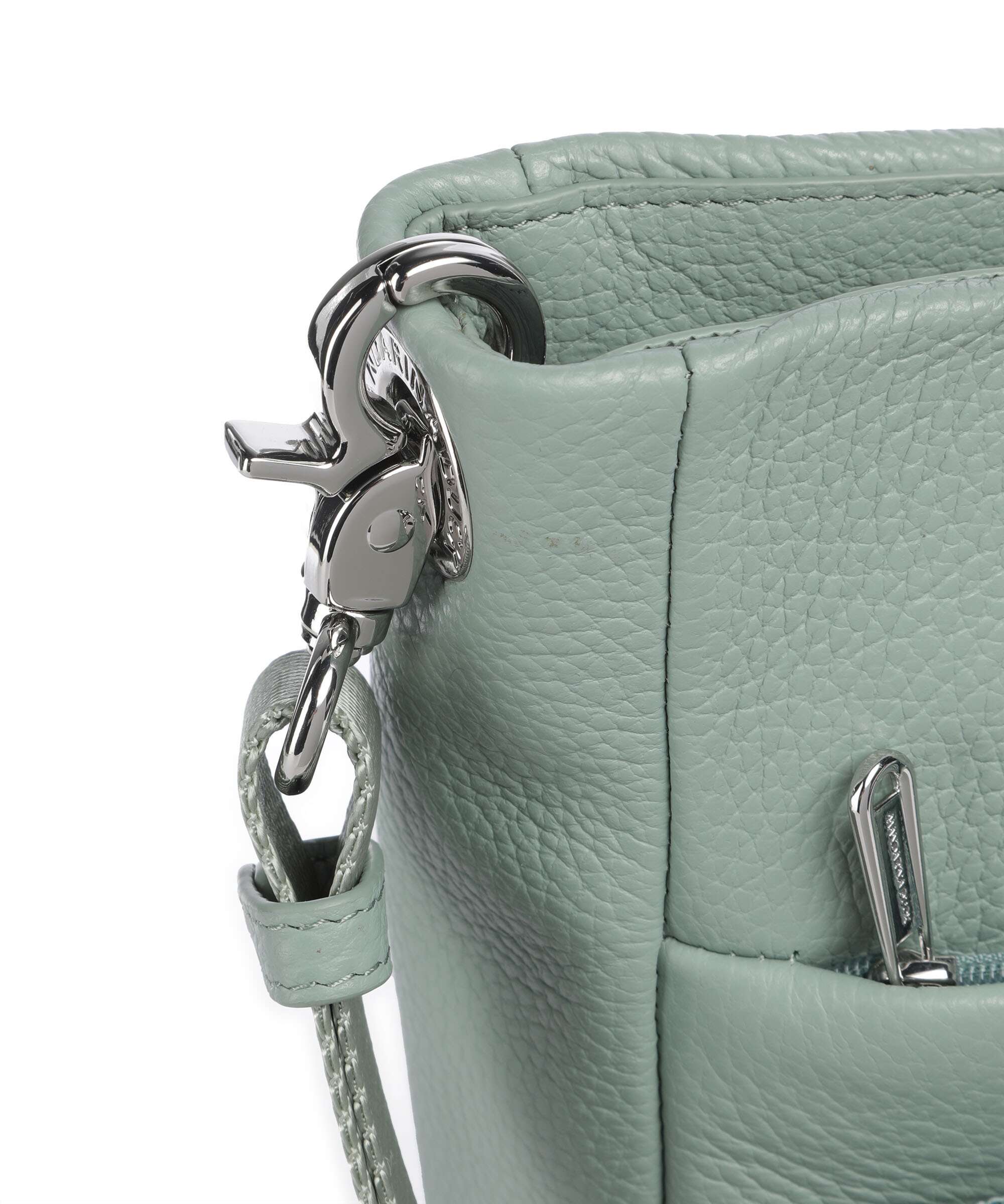 Mandarina Duck Mellow Leather Crossbody bag iceberg green