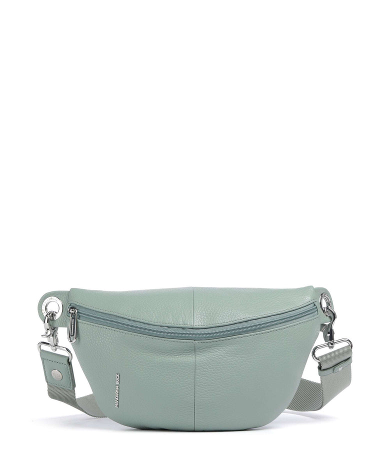 Mandarina Duck Mellow Leather Belt bag iceberg green