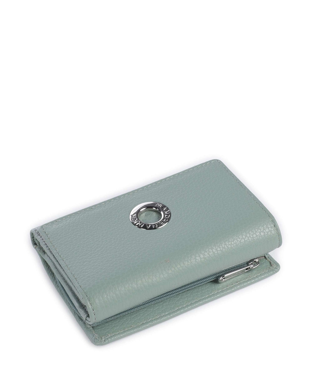 Mandarina Duck Mellow Leather Wallet iceberg green