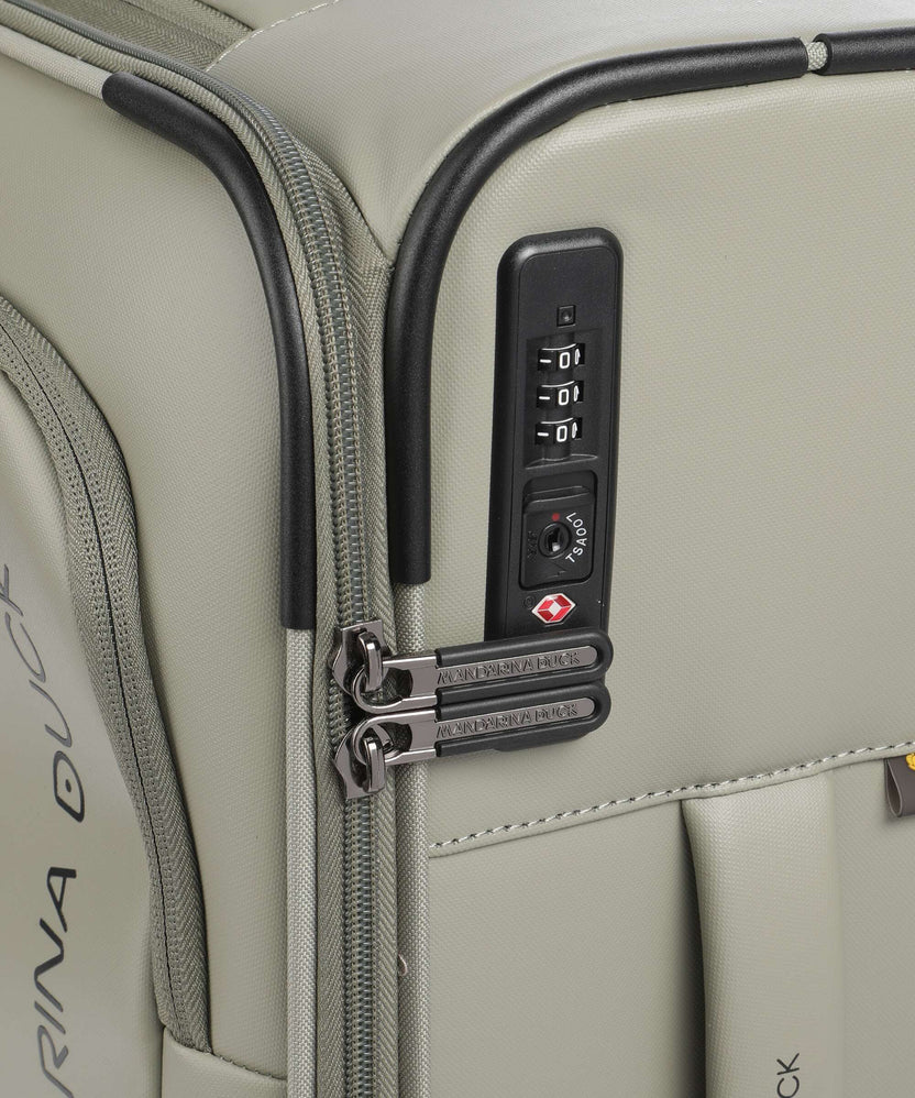 Mandarina Duck Eco Coated Spinner (4 wheels) mud