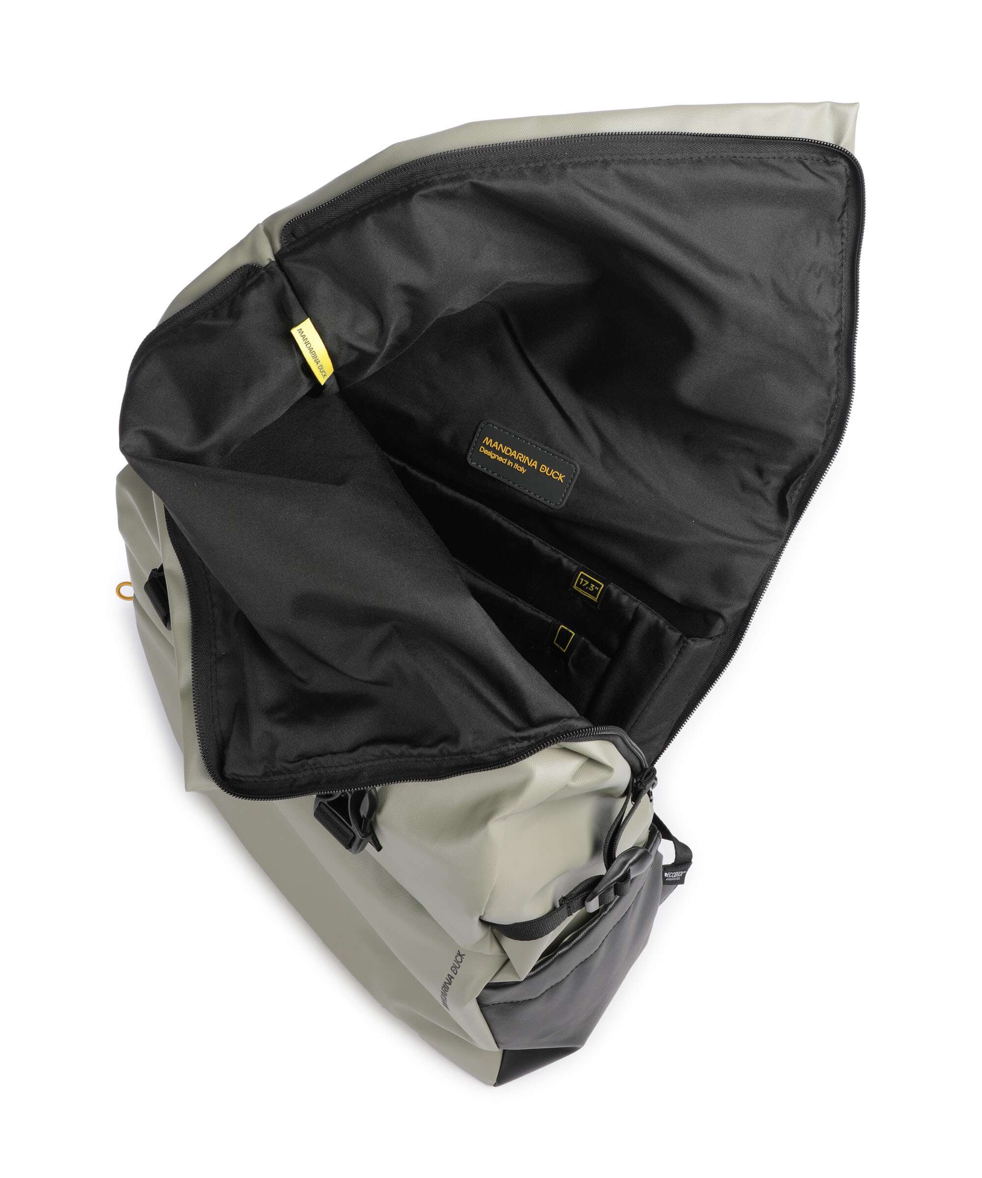 Mandarina Duck Eco Coated Laptop backpack mud