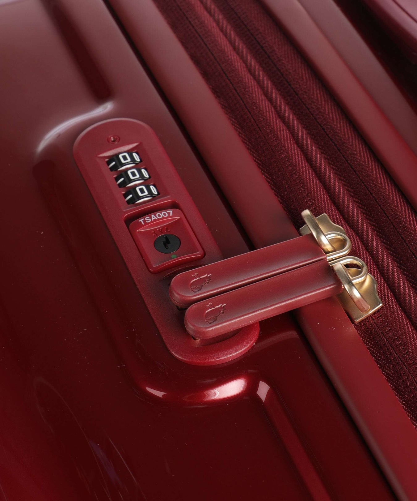 Mandarina Duck Logoduck+ Metal Spinner (4 wheels) red metal