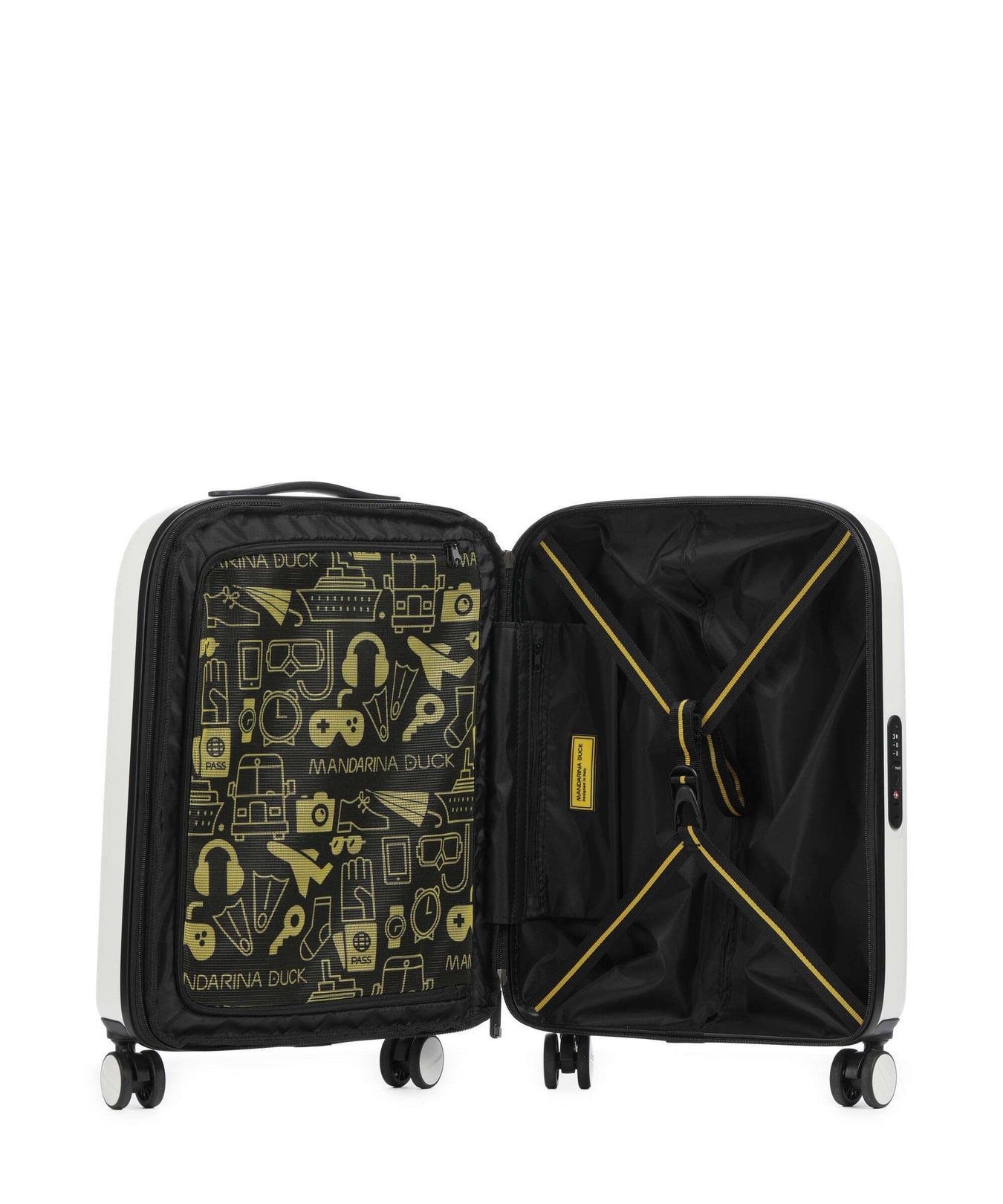 Mandarina Duck Logoduck+ Spinner (4 wheels) blanc