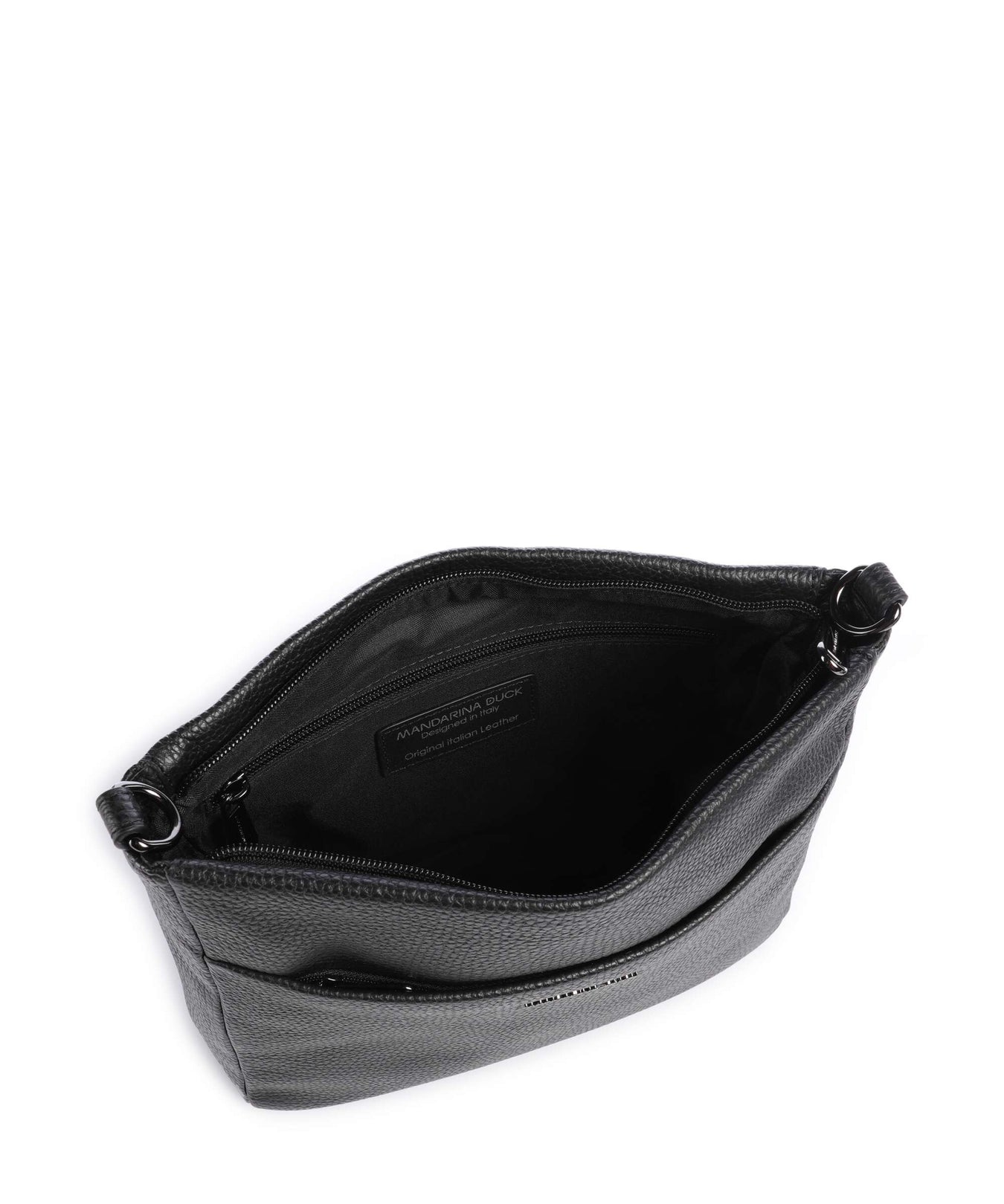 Mandarina Duck Mellow Leather Crossbody bag nero