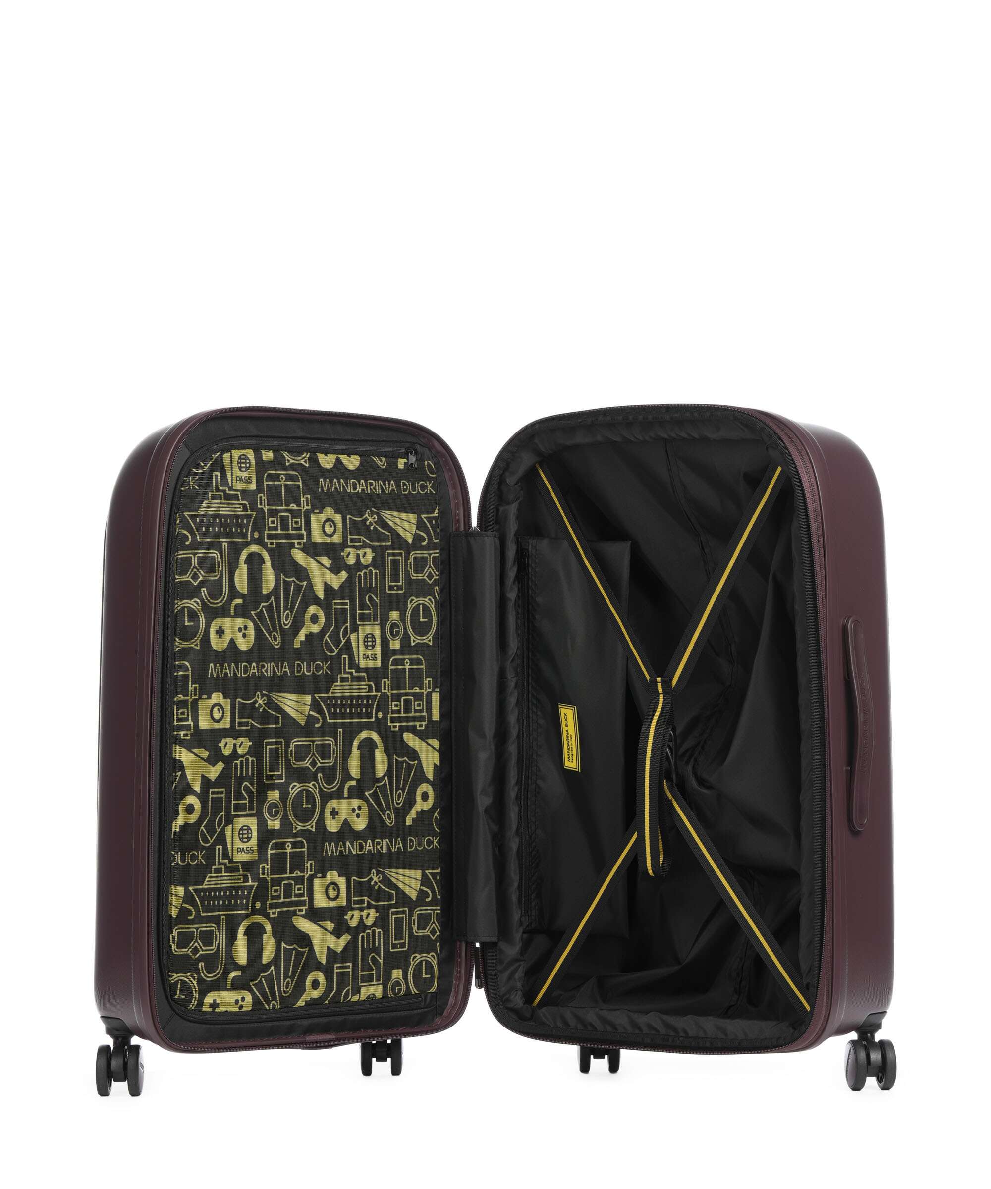 Mandarina Duck Logoduck+ Spinner (4 wheels) choco ice