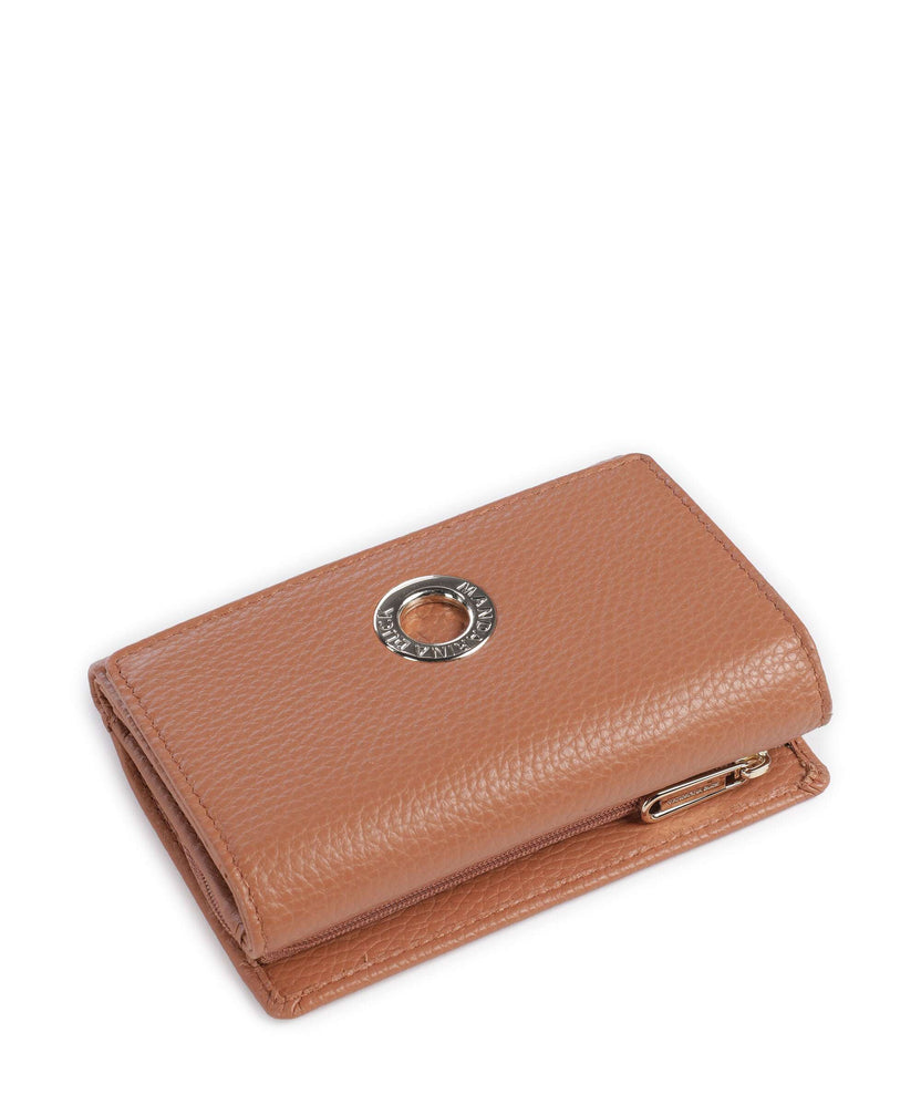 Mandarina Duck Mellow Leather Wallet pecan nut