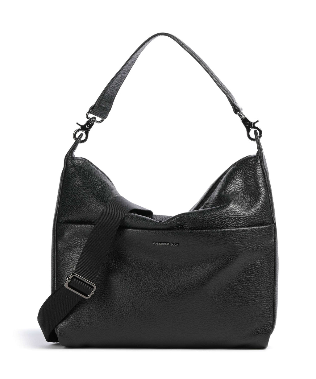Mandarina Duck Mellow Leather Hobo bag nero