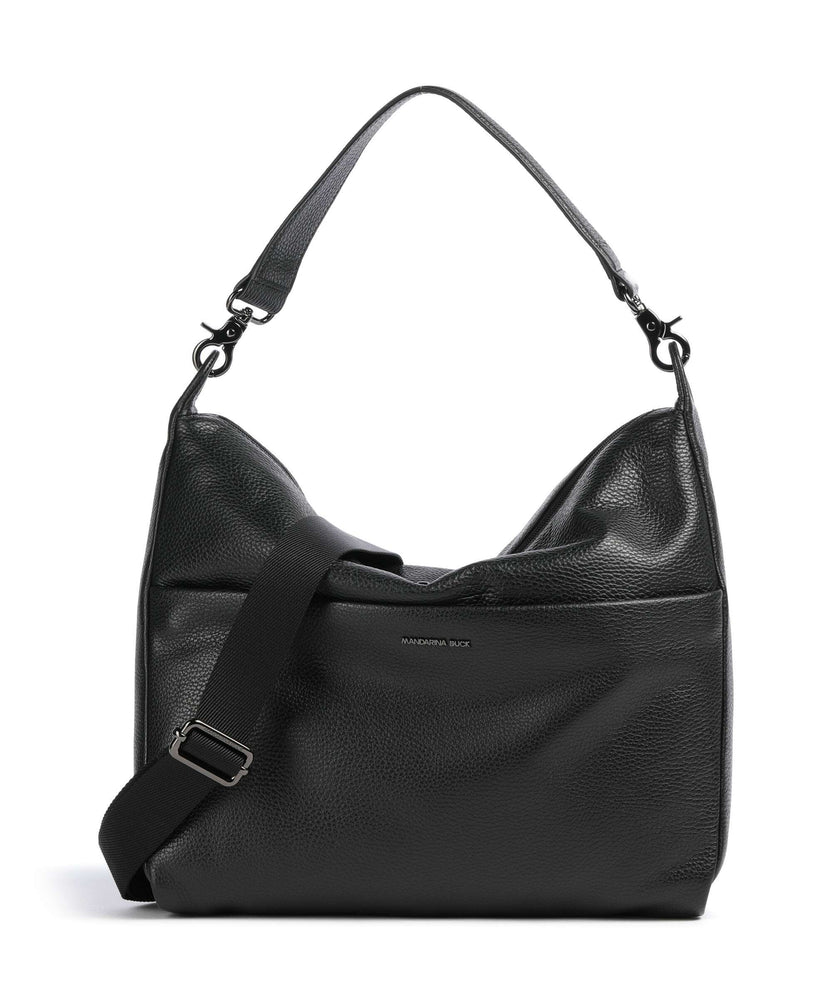 Mandarina Duck Mellow Leather Hobo bag nero