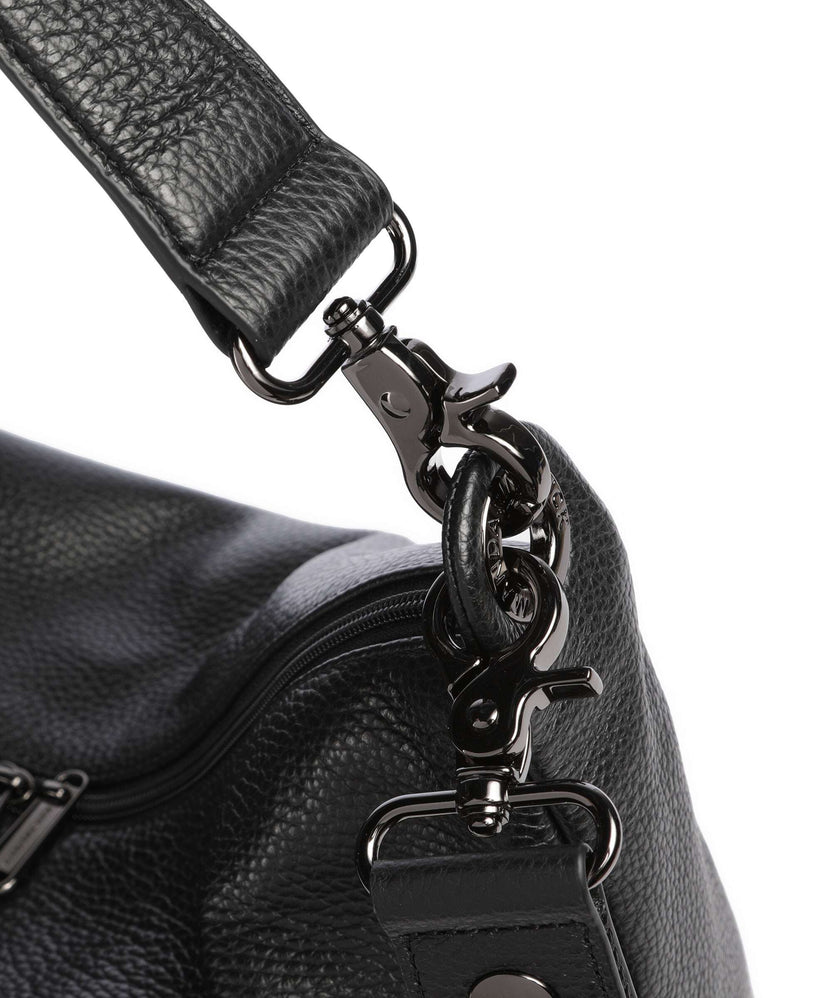 Mandarina Duck Mellow Leather Hobo bag nero