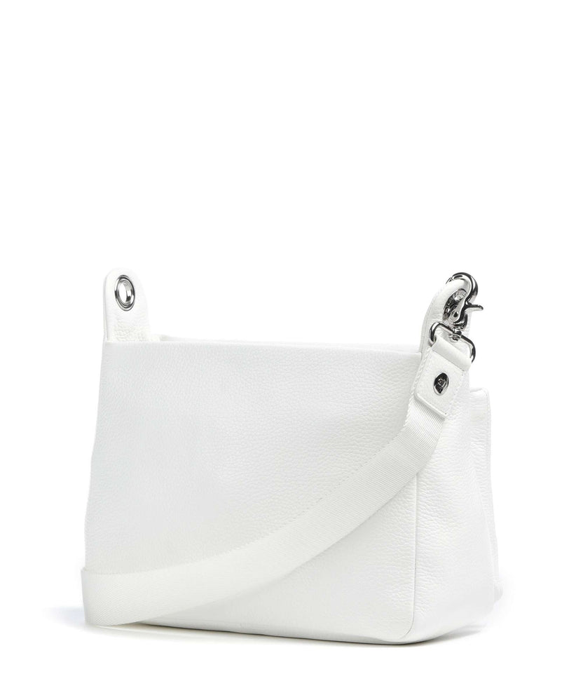 Mandarina Duck Mellow Leather Shoulder bag blanc