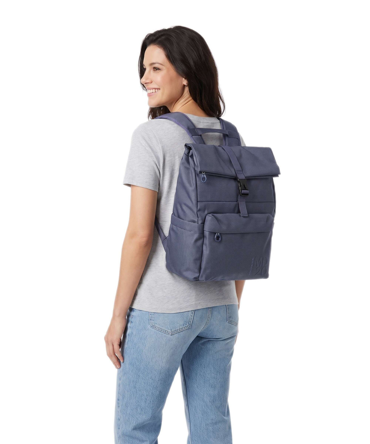 Mandarina Duck MD20 Rolltop backpack deep blue