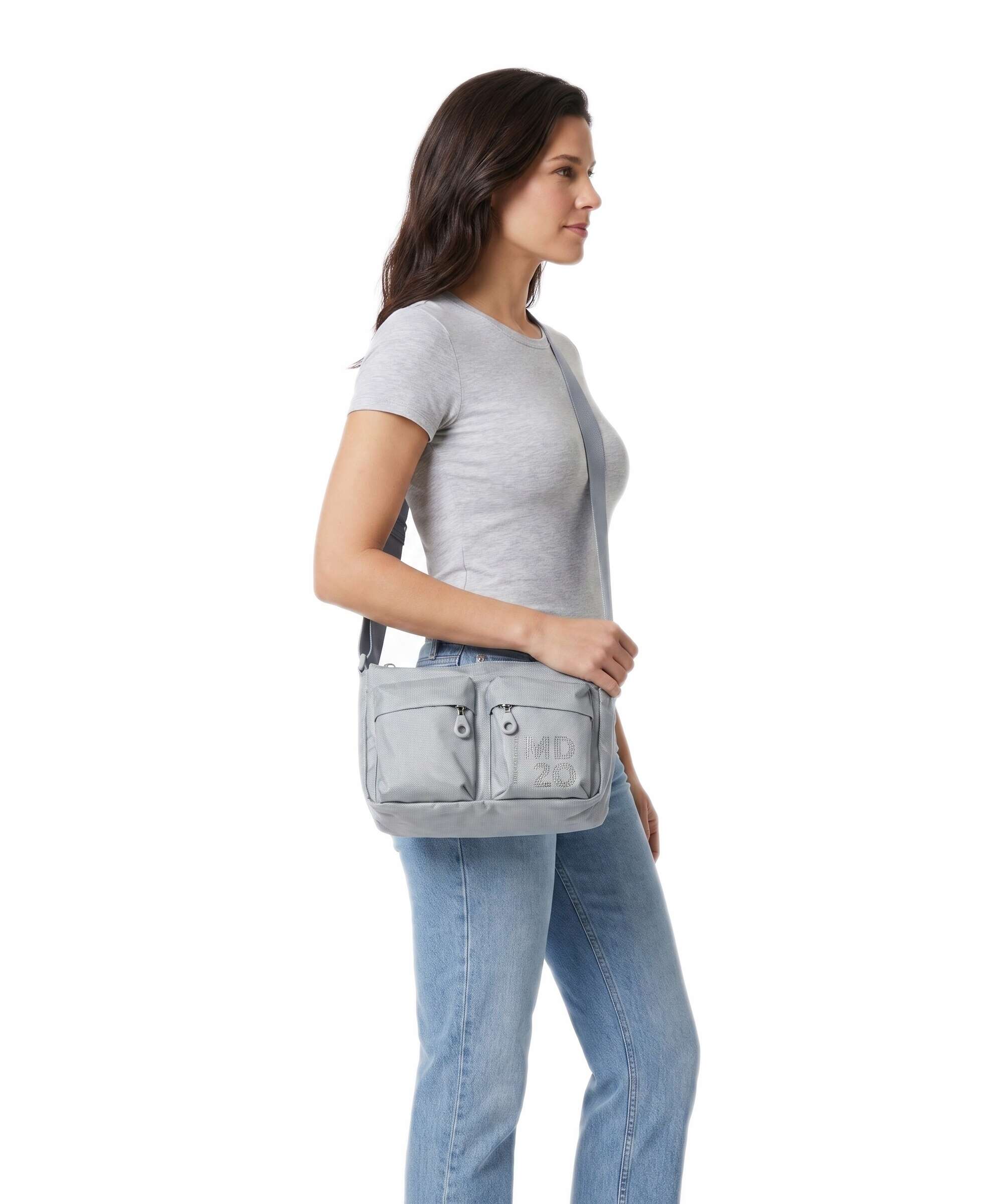Mandarina Duck MD20 Lux 2.0 Crossbody bag silver