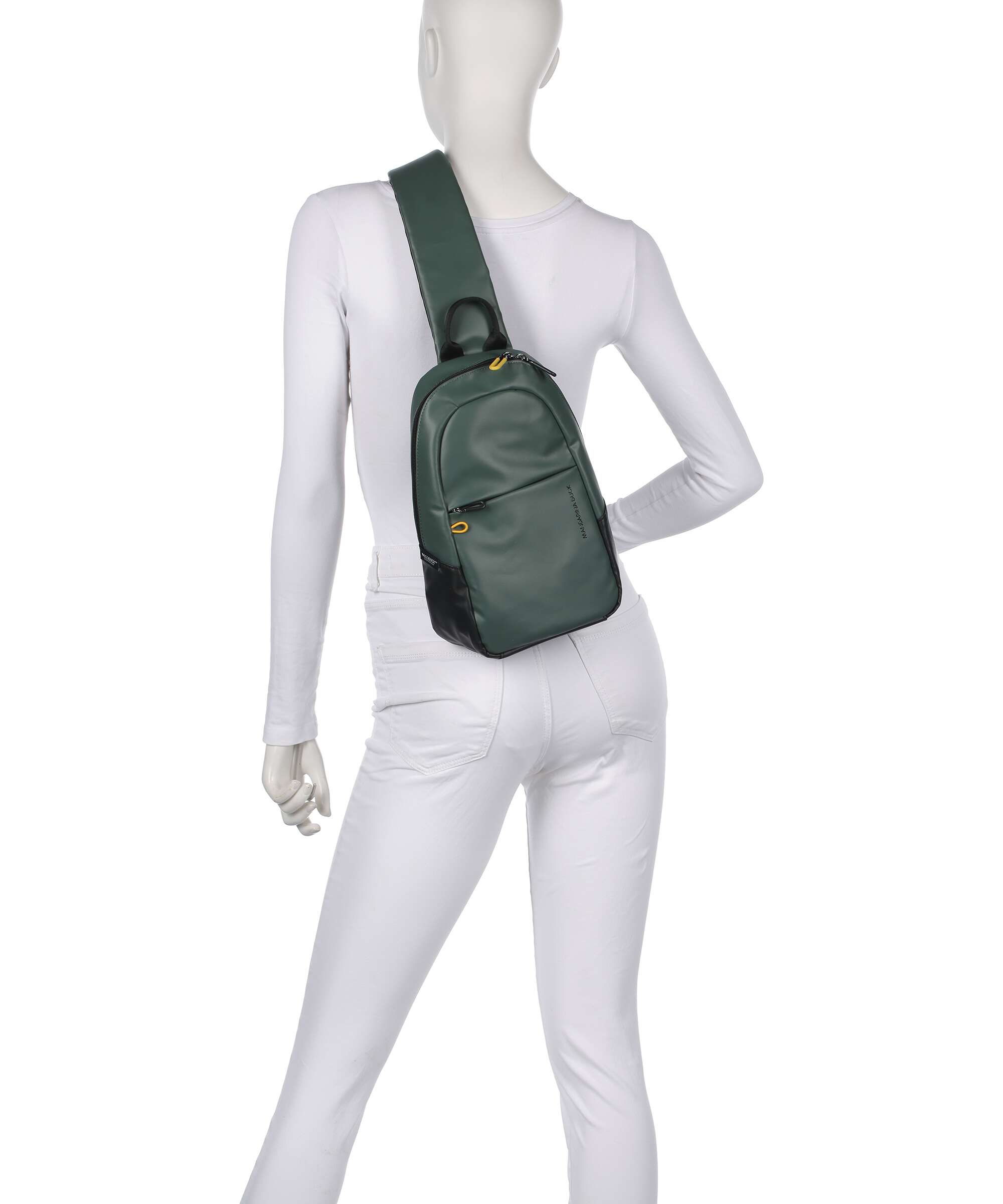 Mandarina Duck Eco Coated Sling bag deep green