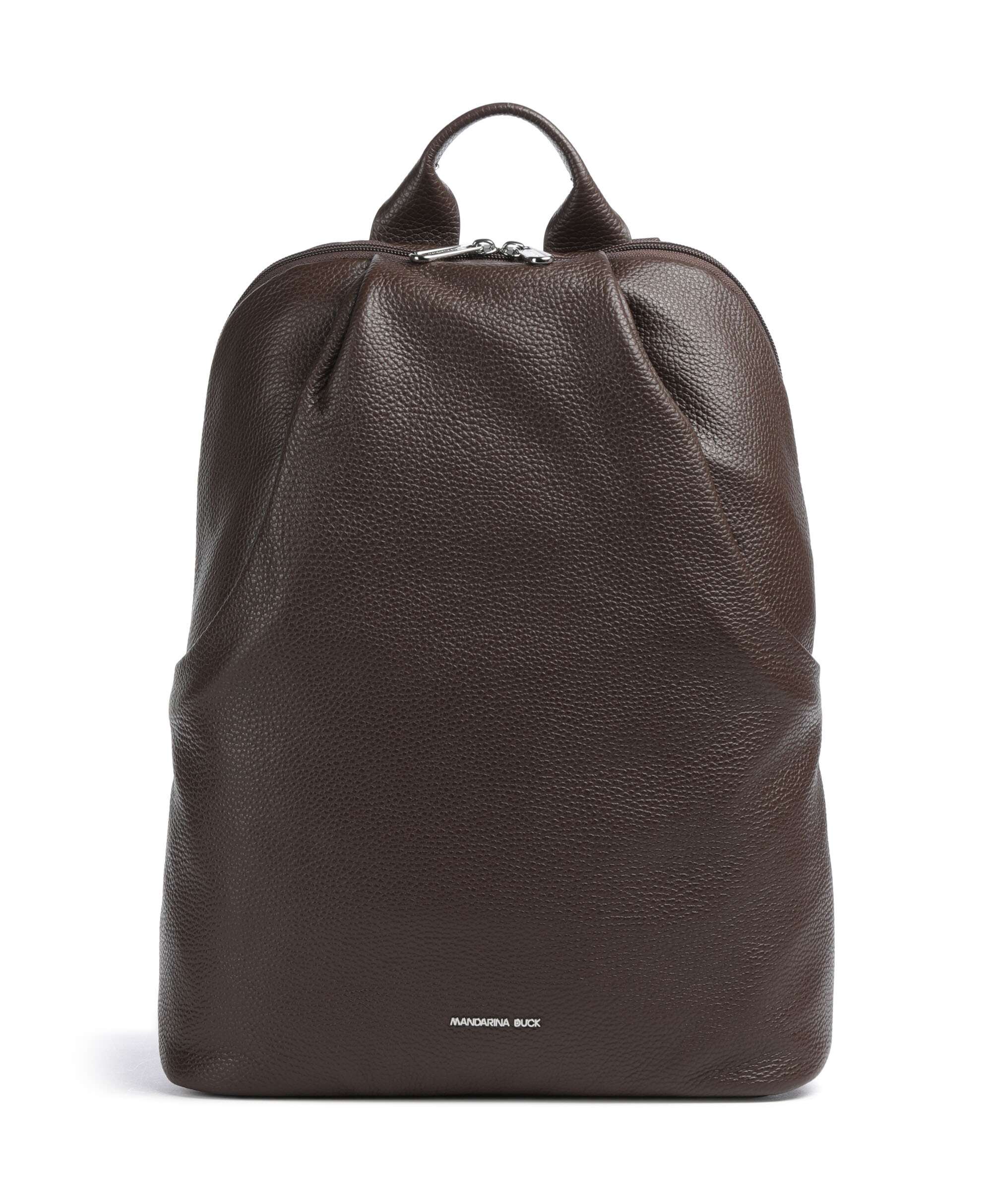 Mandarina Duck Mellow Leather Backpack espresso