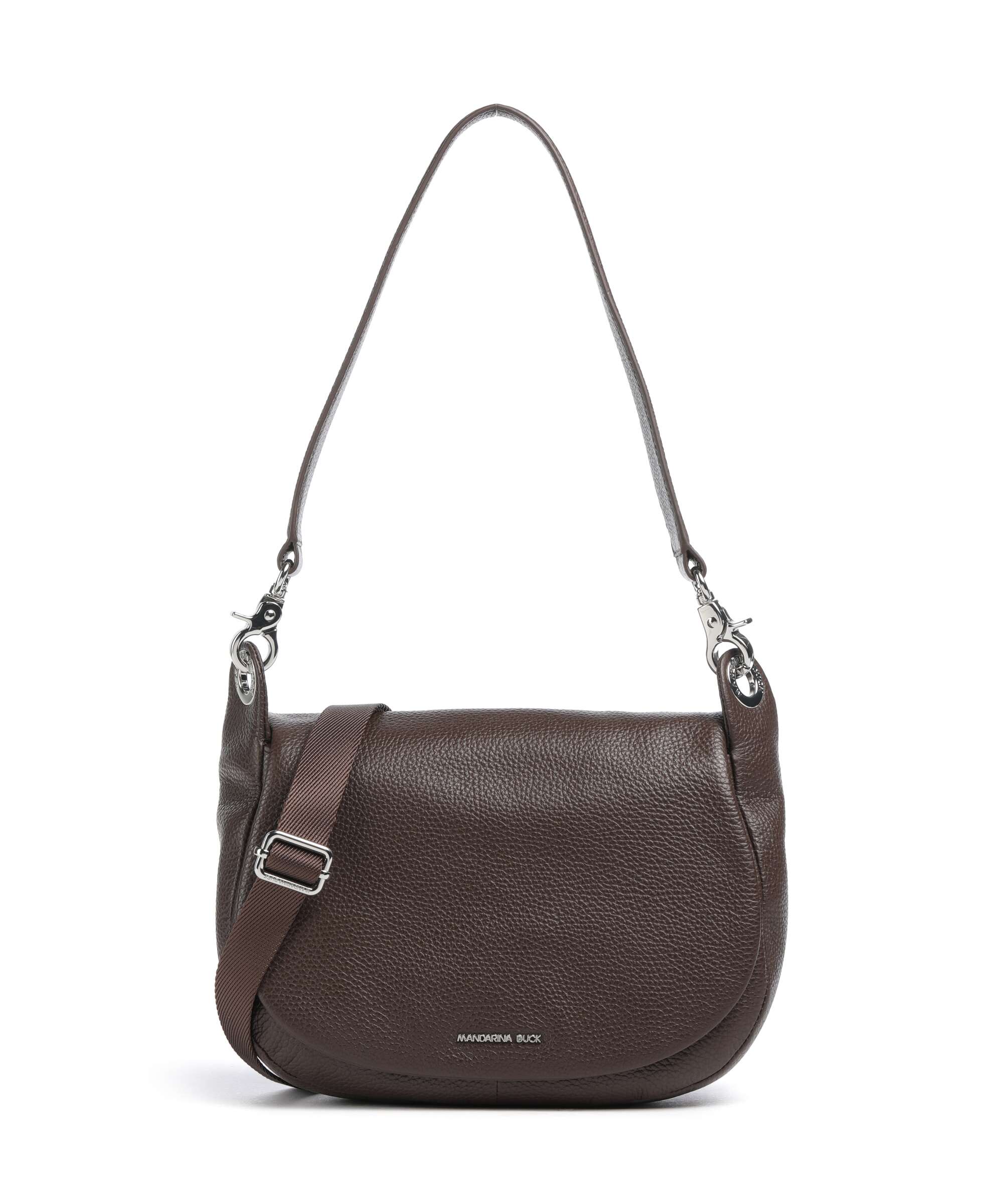 Mandarina Duck Mellow Leather Shoulder bag espresso
