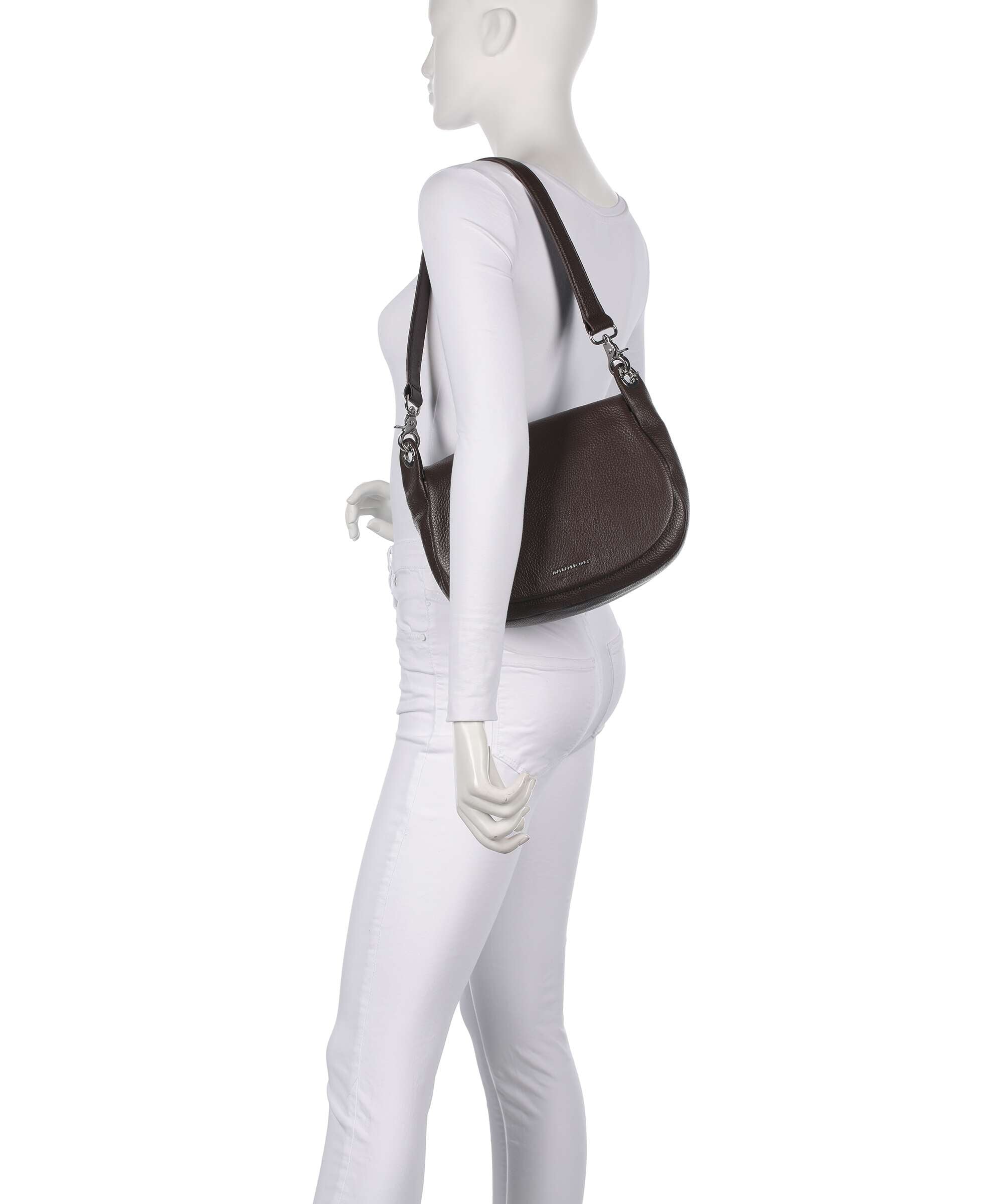 Mandarina Duck Mellow Leather Shoulder bag espresso