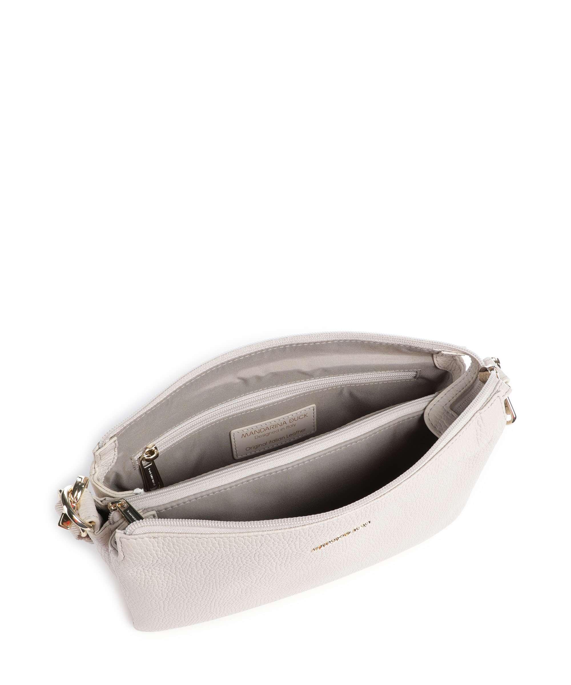 Mandarina Duck Mellow Leather Crossbody bag cocoon