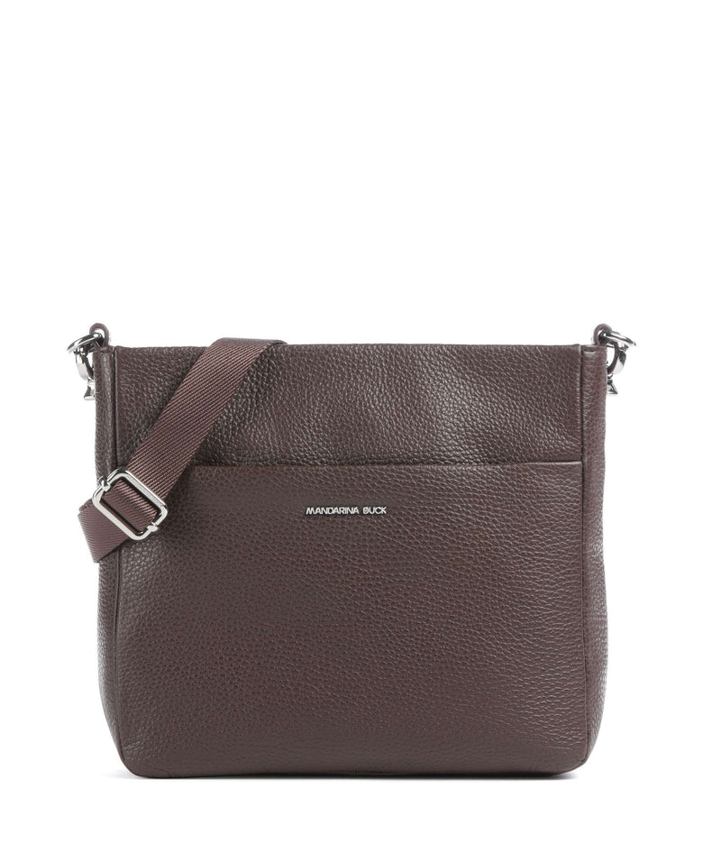 Mandarina Duck Mellow Leather Crossbody bag espresso