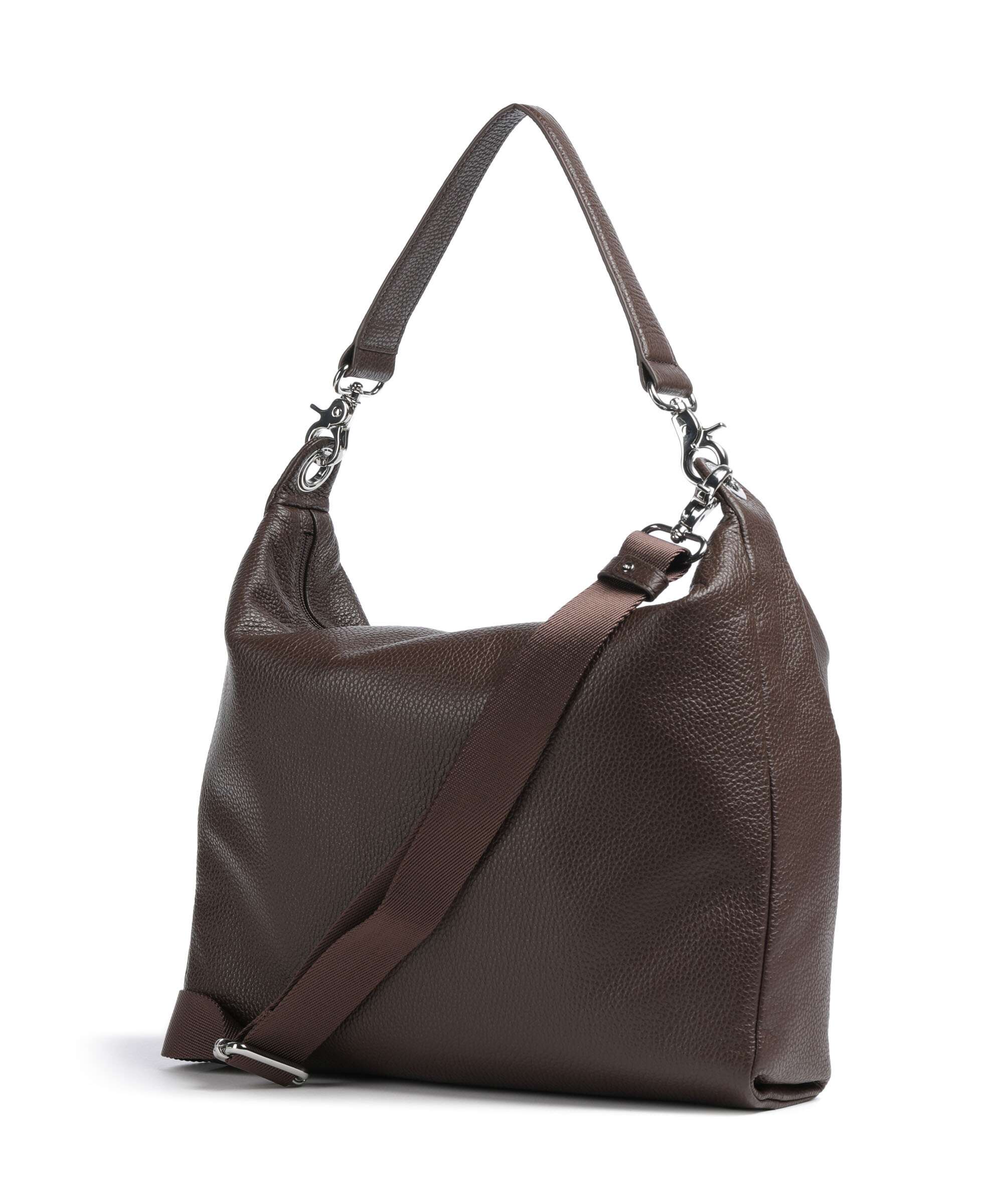 Mandarina Duck Mellow Leather Hobo bag espresso