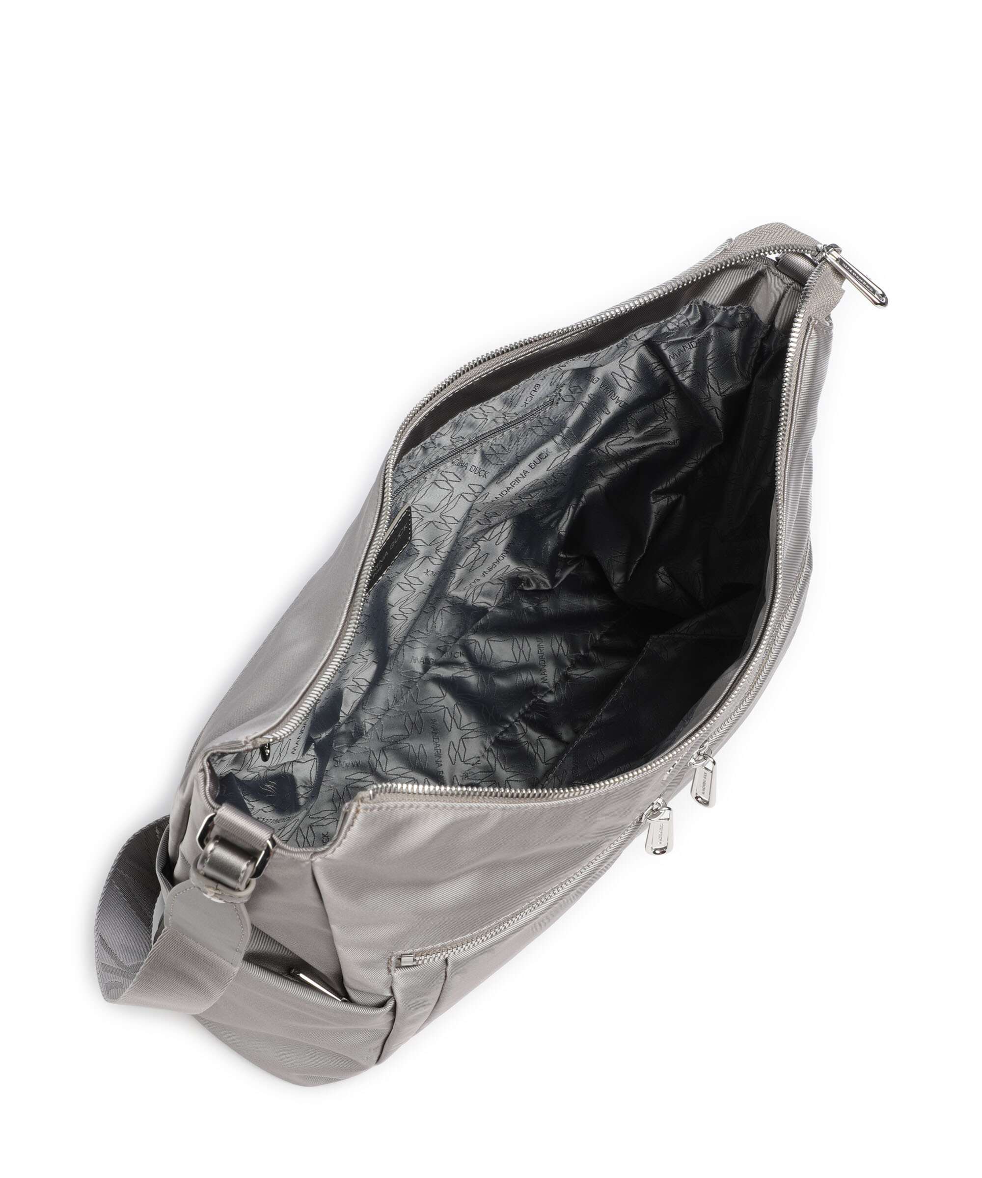 Mandarina Duck Active Lux Hobo bag gun metal